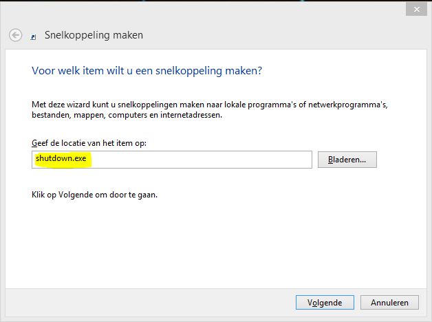 Afsluiten Win8 2