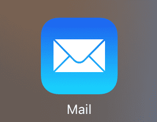 iPhone 2 Mail no badge icon