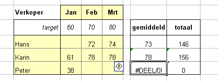 Excel foutcontrole 01