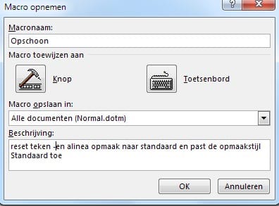 opschoonmacro 3 macronaam
