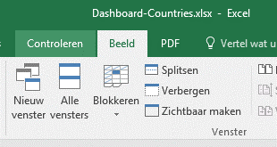 Excel werkbladen tegelijk in beeld 4