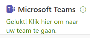 5 gelukt ms teams gemaakt