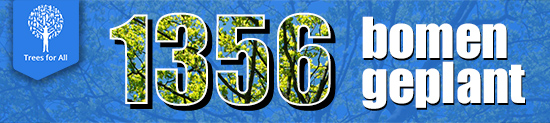 Treesforall - Study at home, plant een boom, 1356 bomen