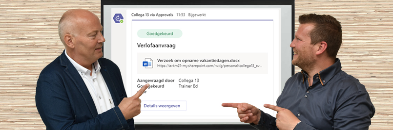 Goedkeuringsaanvraag in MS Teams