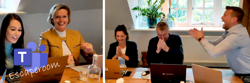 AVK collega's spelen de Microsoft Teams Escaperoom
