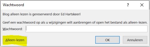 slaap Verklaring Ongedaan maken Word tip: Een Word document beveiligen of opslaan als 'alleen lezen' | AVK