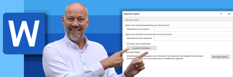 Een Word document beveiligen met wachtwoord of opslaan als alleen lezen bestand