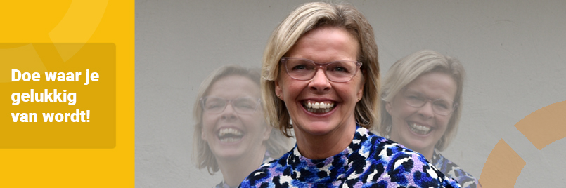 Om gelukkig te zijn moet je iets doen waar je gelukkig van wordt