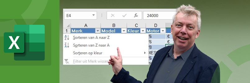 Opmaken als tabel in Excel - Een tabel maken voorzien van tabelopmaak