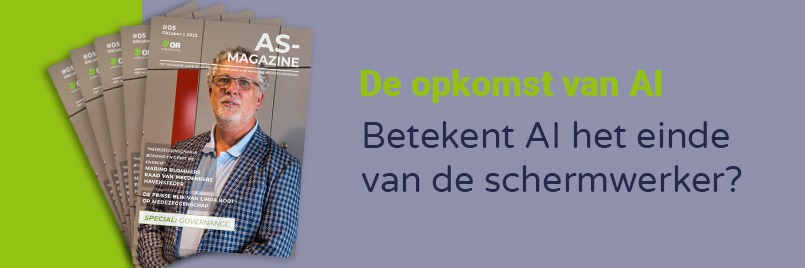Betekent AI het einde van de schermwerker? Publicatie in AS Magazine